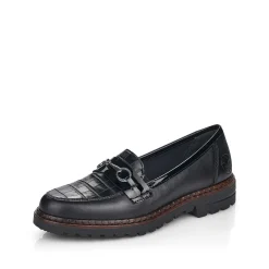 Sale Women'S Loafers Graphite Black Ladies Loafers & Ballerinas