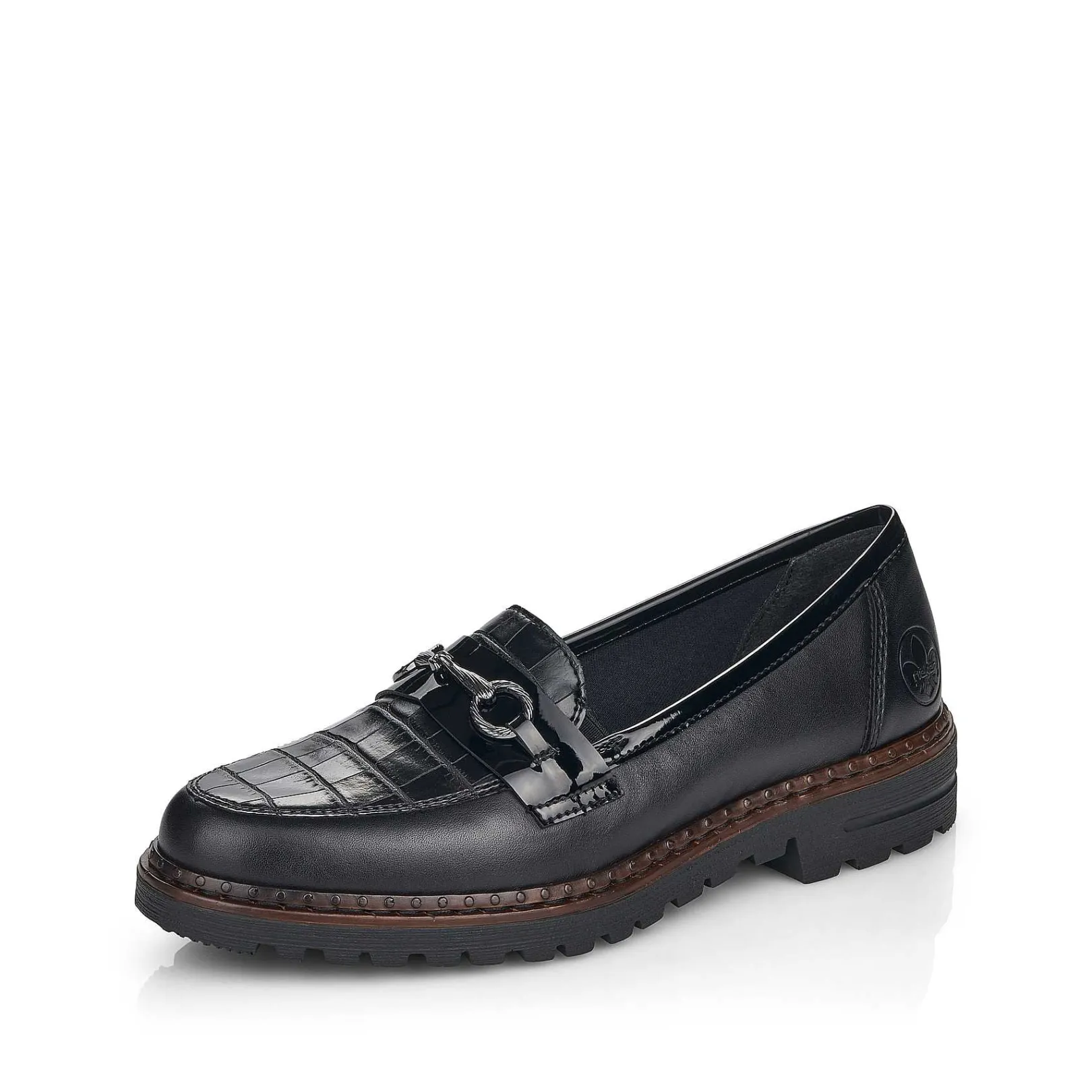 Sale Women'S Loafers Graphite Black Ladies Loafers & Ballerinas