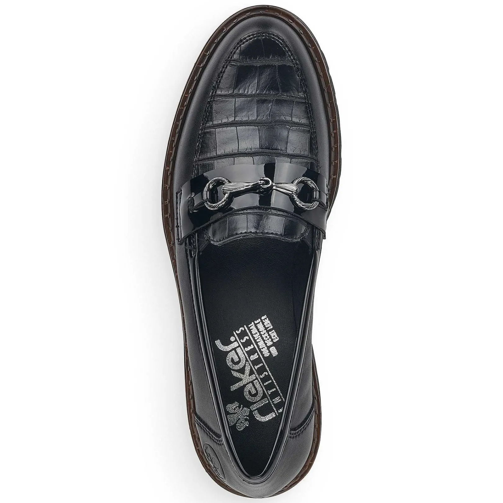 Sale Women'S Loafers Graphite Black Ladies Loafers & Ballerinas