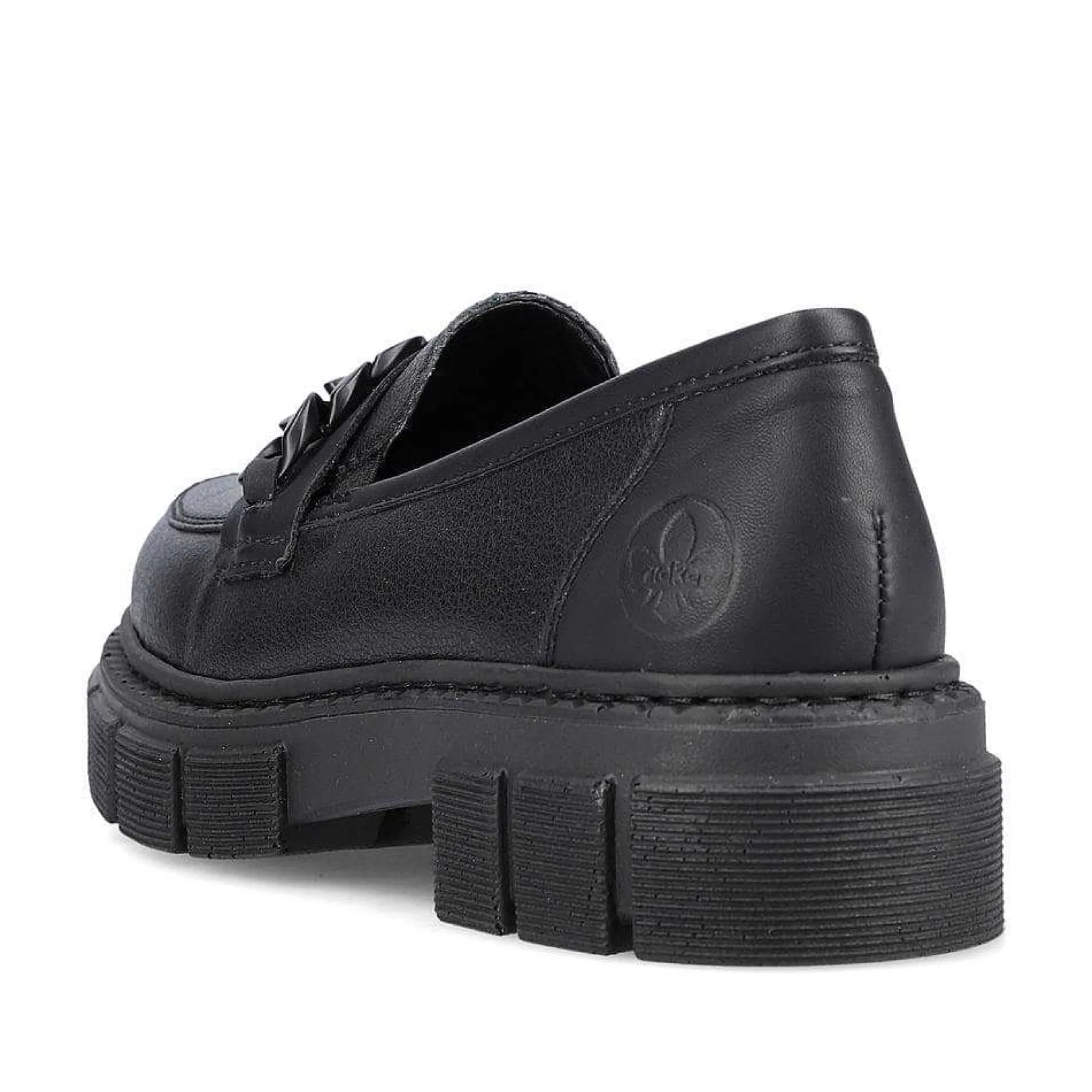 Discount Women'S Loafers Jet Black Ladies Loafers & Ballerinas