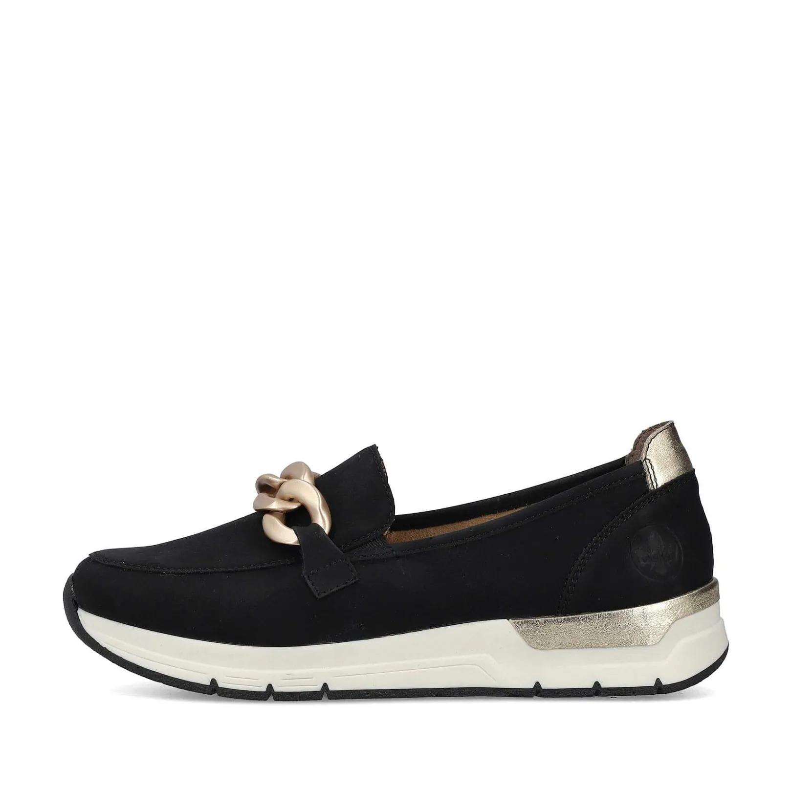 Outlet Women'S Loafers Jet Black Ladies Loafers & Ballerinas