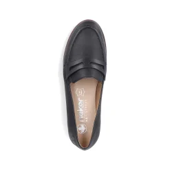 Hot Women'S Loafers Jet Black Ladies Loafers & Ballerinas