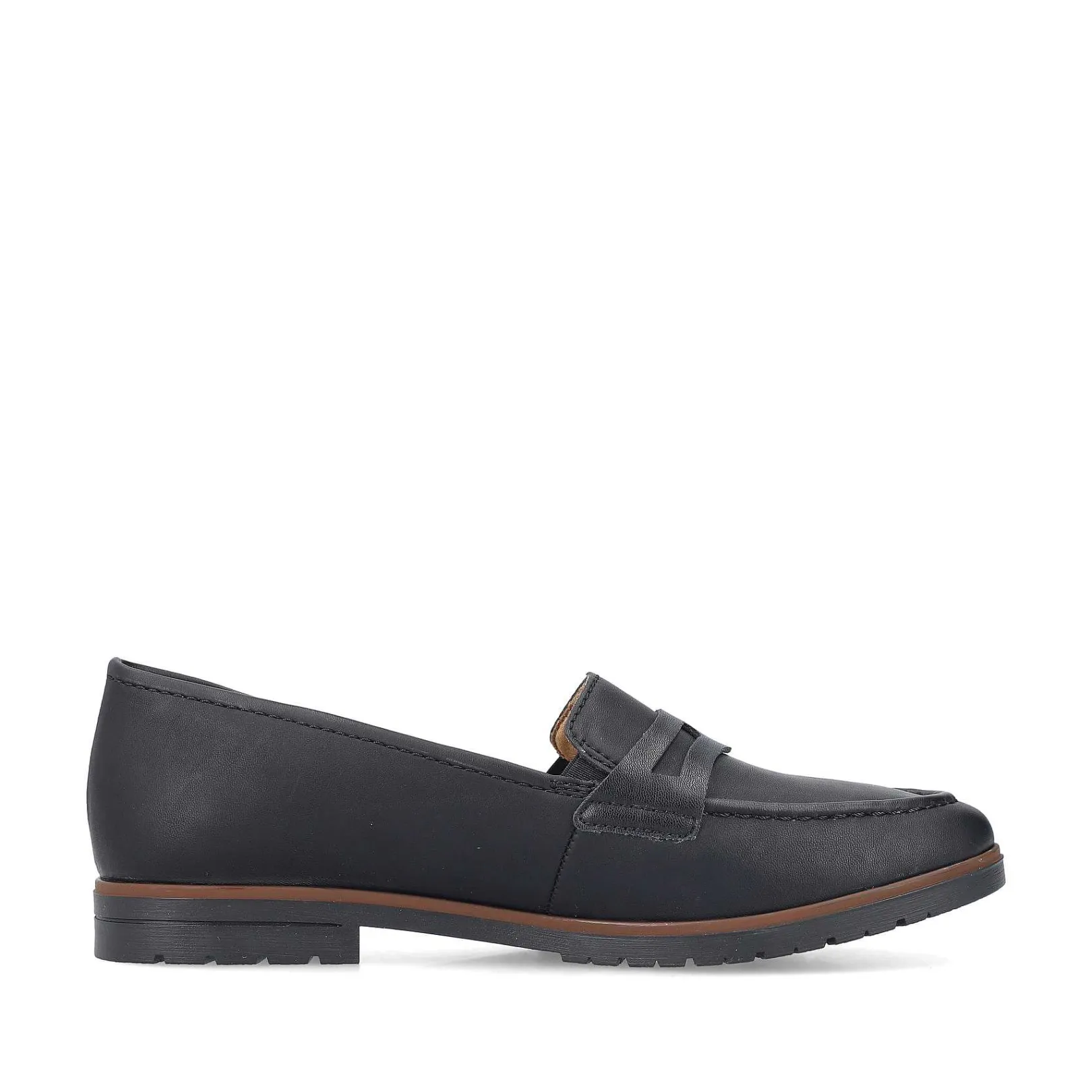 Hot Women'S Loafers Jet Black Ladies Loafers & Ballerinas