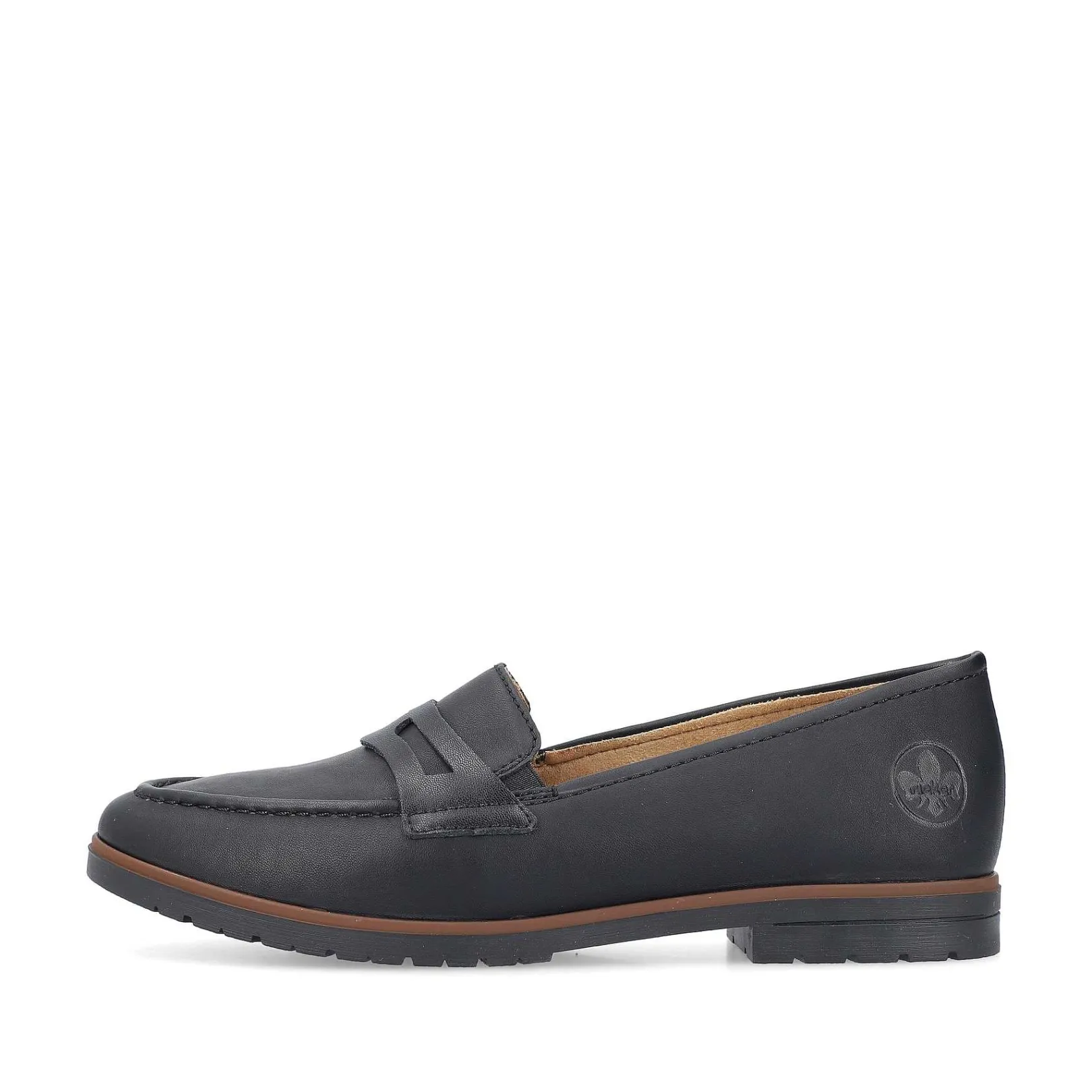 Hot Women'S Loafers Jet Black Ladies Loafers & Ballerinas