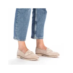 New Women'S Loafers Light Beige Men'S Business Shoes