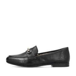 Online Women'S Loafers Midnight Black Ladies Loafers & Ballerinas
