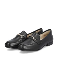 Online Women'S Loafers Midnight Black Ladies Loafers & Ballerinas