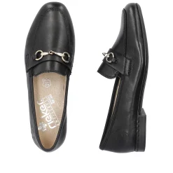 Online Women'S Loafers Midnight Black Ladies Loafers & Ballerinas