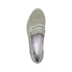 Outlet Women'S Loafers Mint Green Ladies Loafers & Ballerinas