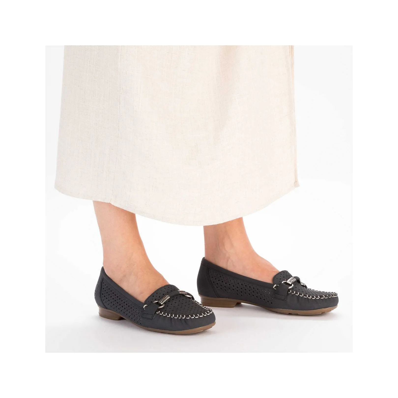 Online Women'S Loafers Navy Blue Men'S Business Shoes