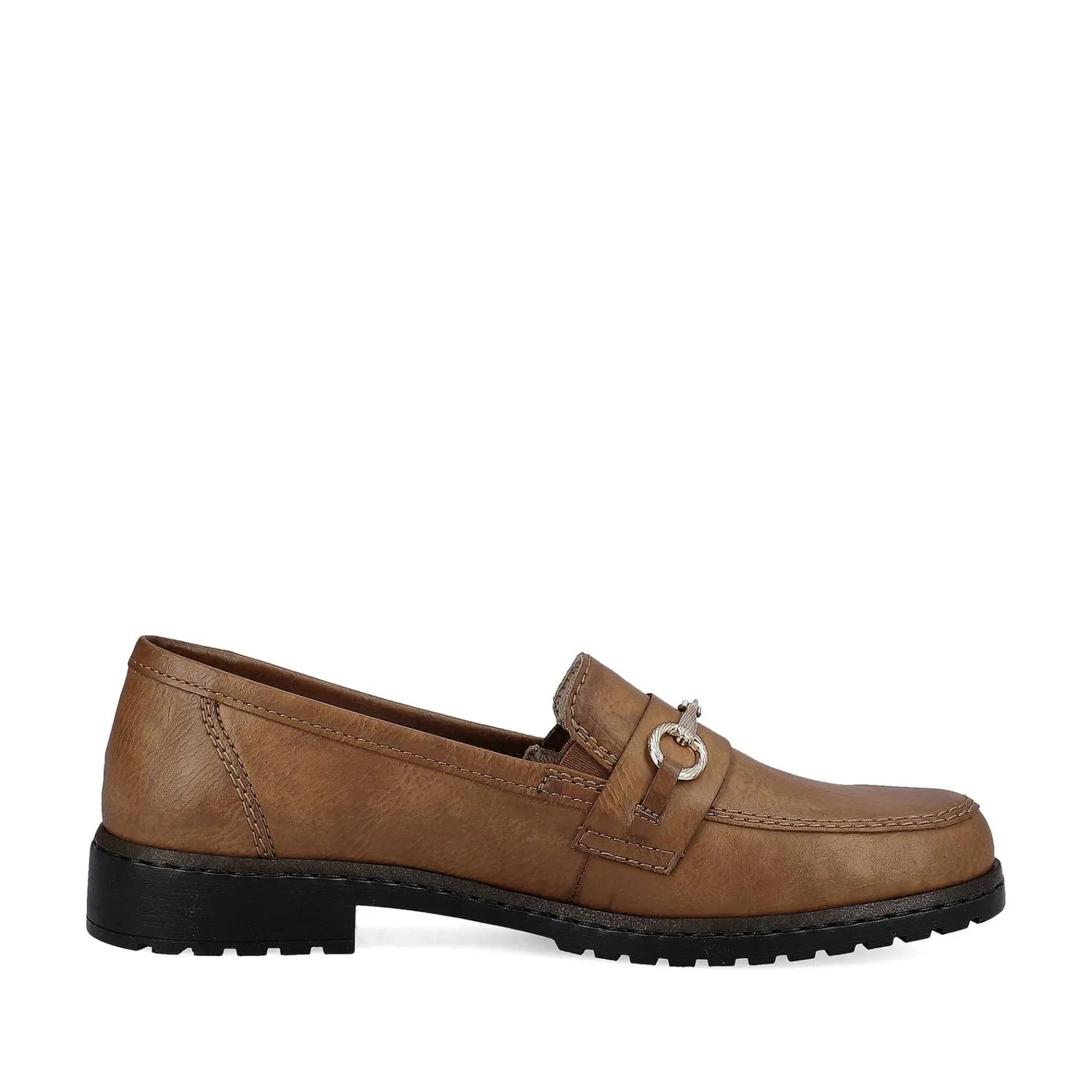 Hot Women'S Loafers Nougat Brown Ladies Loafers & Ballerinas