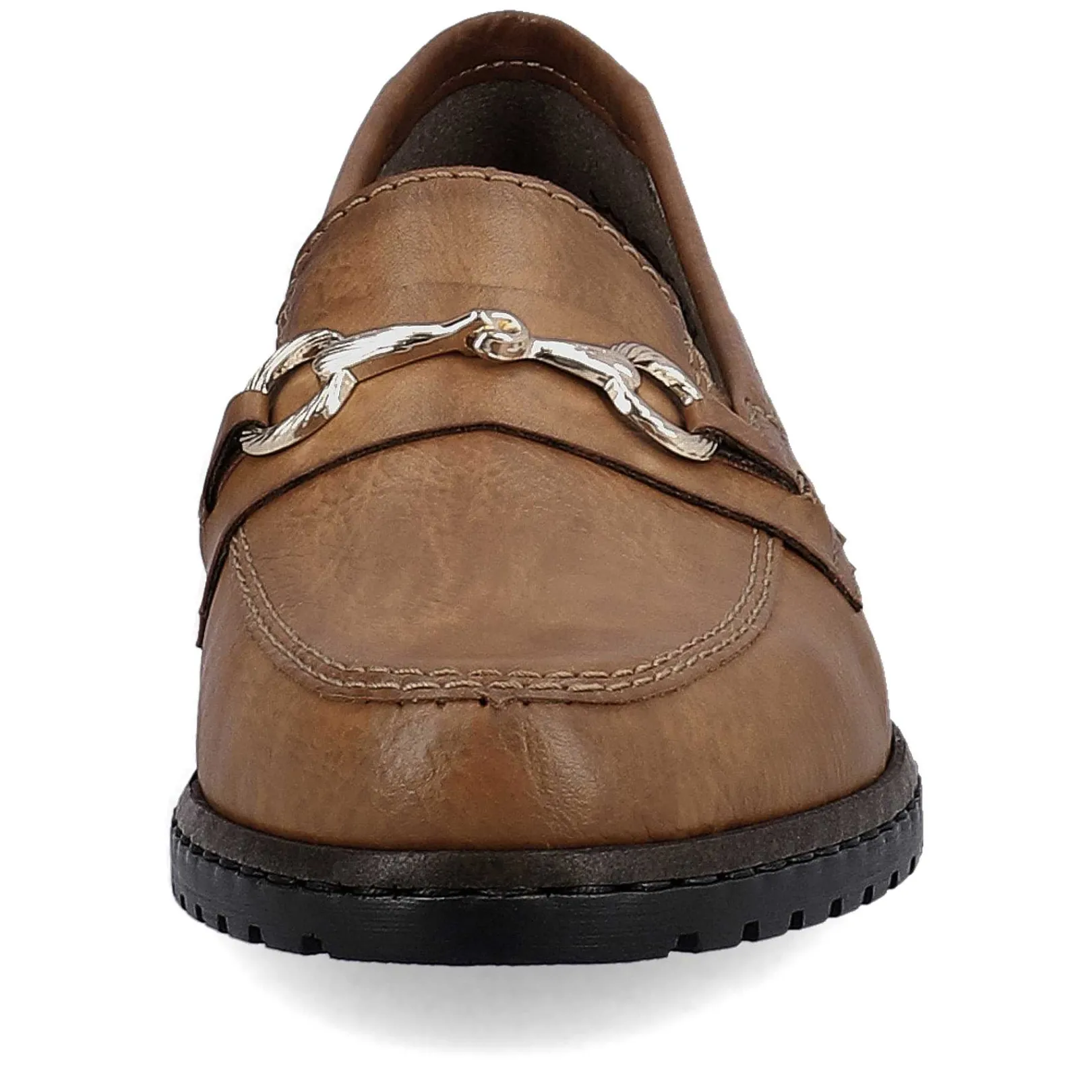 Hot Women'S Loafers Nougat Brown Ladies Loafers & Ballerinas
