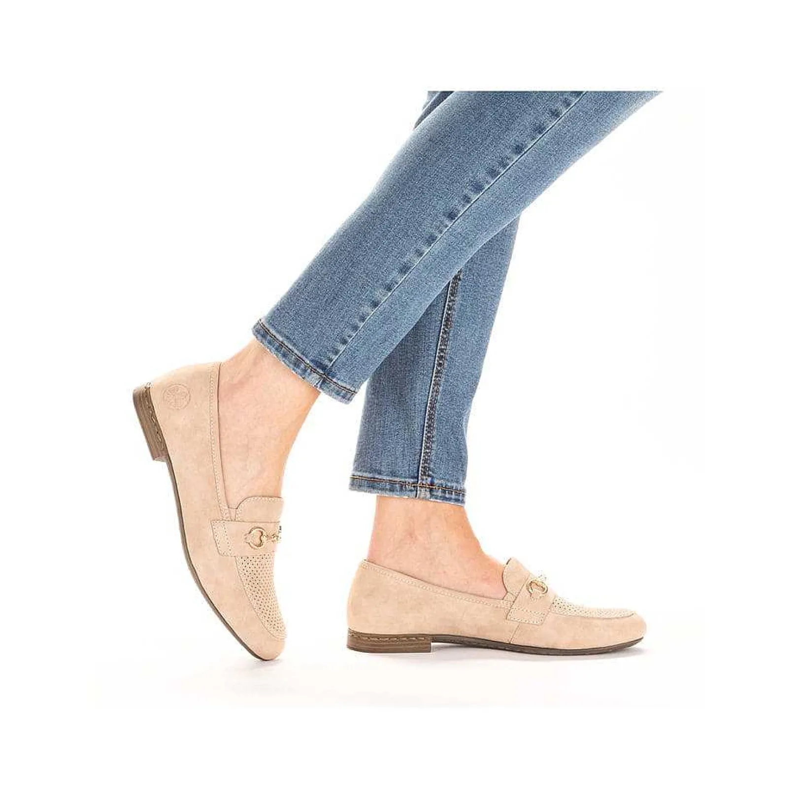 Sale Women'S Loafers Powder Pink Ladies Loafers & Ballerinas