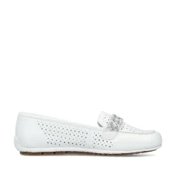 Online Women'S Loafers Pure White Men'S Business Shoes