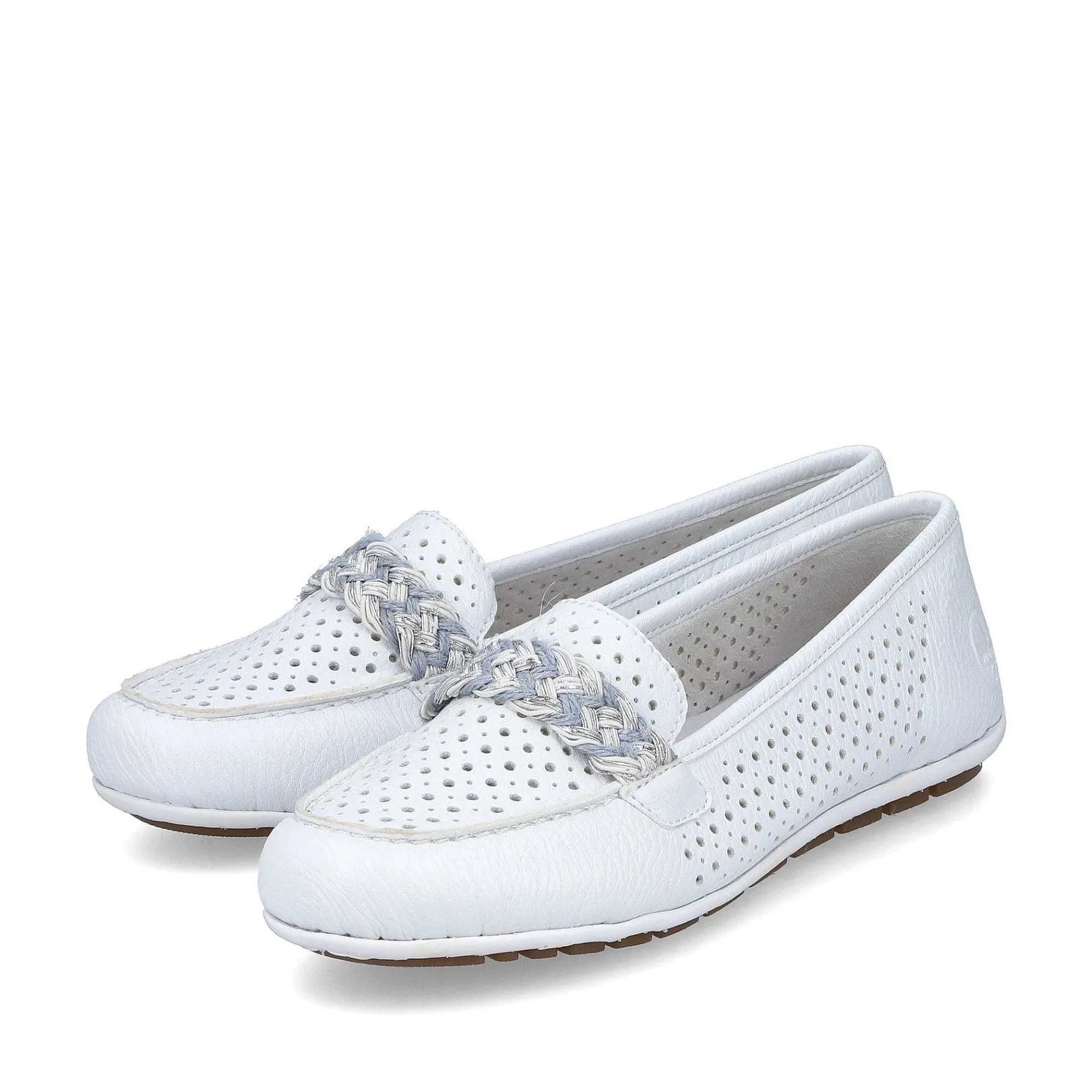 Online Women'S Loafers Pure White Men'S Business Shoes