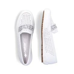 Online Women'S Loafers Pure White Men'S Business Shoes
