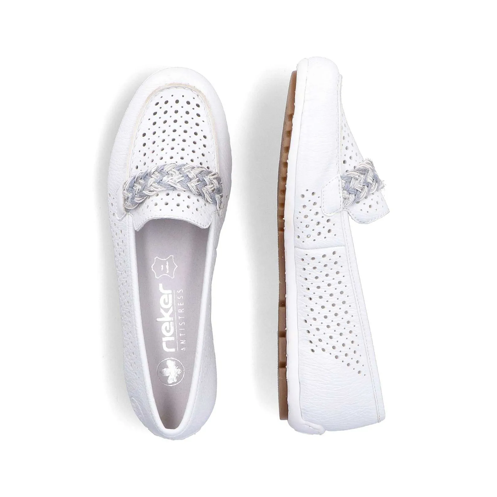 Online Women'S Loafers Pure White Men'S Business Shoes