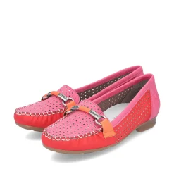 New Women'S Loafers Raspberry Red Men'S Business Shoes
