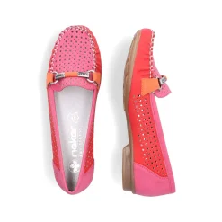 New Women'S Loafers Raspberry Red Men'S Business Shoes