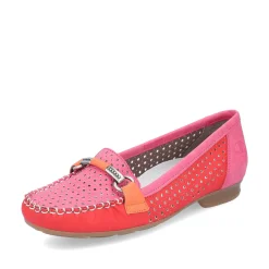 New Women'S Loafers Raspberry Red Men'S Business Shoes