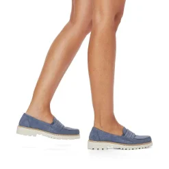 Clearance Women'S Loafers Royal Blue Ladies Loafers & Ballerinas