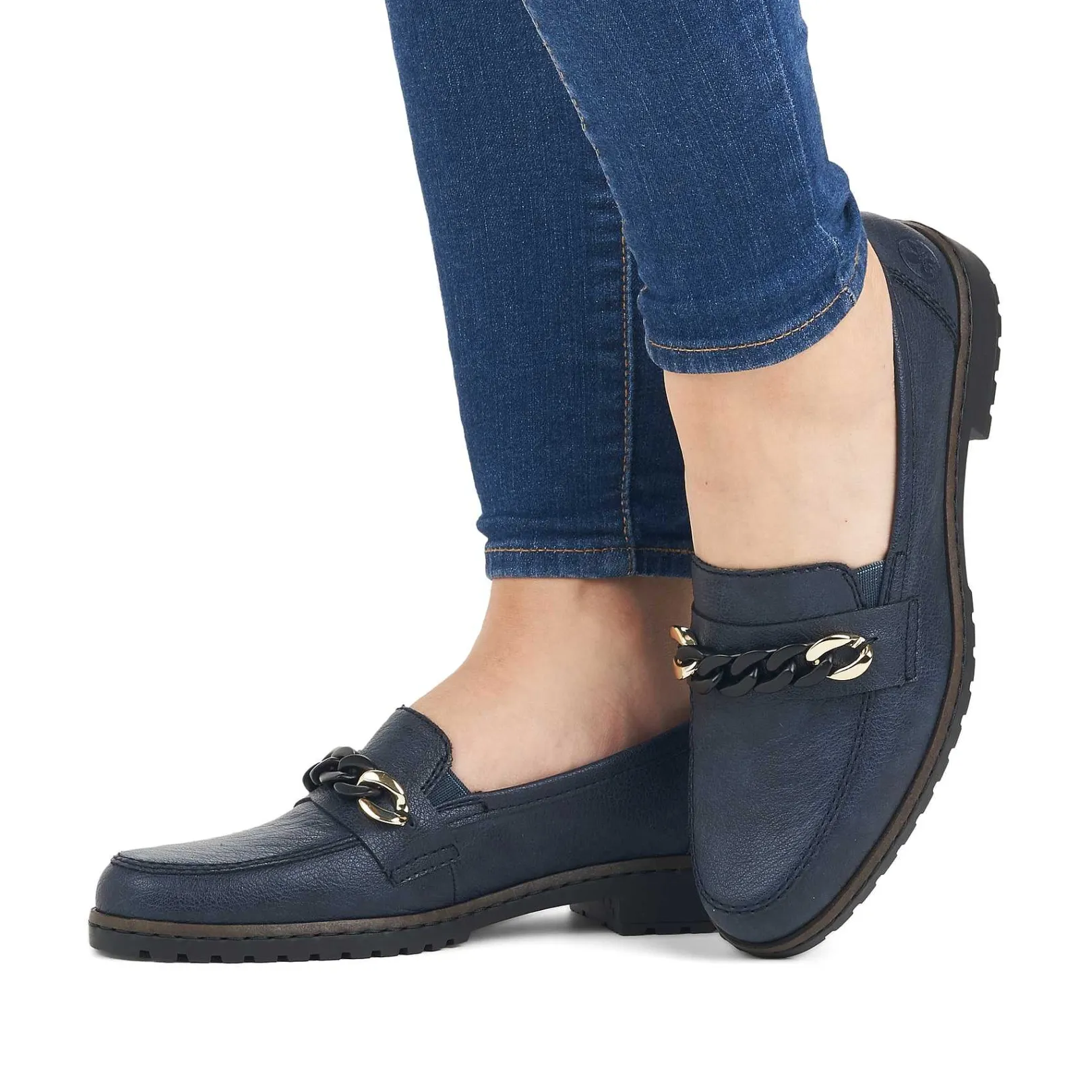 Outlet Women'S Loafers Royal Blue Ladies Loafers & Ballerinas