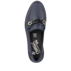 Outlet Women'S Loafers Royal Blue Ladies Loafers & Ballerinas