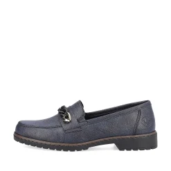 Outlet Women'S Loafers Royal Blue Ladies Loafers & Ballerinas