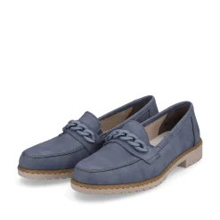 Sale Women'S Loafers Sky Blue Ladies Loafers & Ballerinas
