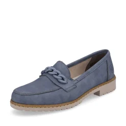 Sale Women'S Loafers Sky Blue Ladies Loafers & Ballerinas