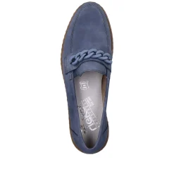 Sale Women'S Loafers Sky Blue Ladies Loafers & Ballerinas