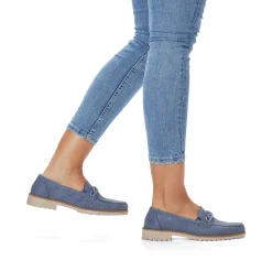 Sale Women'S Loafers Sky Blue Ladies Loafers & Ballerinas