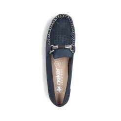 Online Women'S Loafers Slate Blue Ladies Loafers & Ballerinas