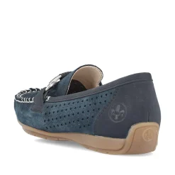 Online Women'S Loafers Slate Blue Ladies Loafers & Ballerinas