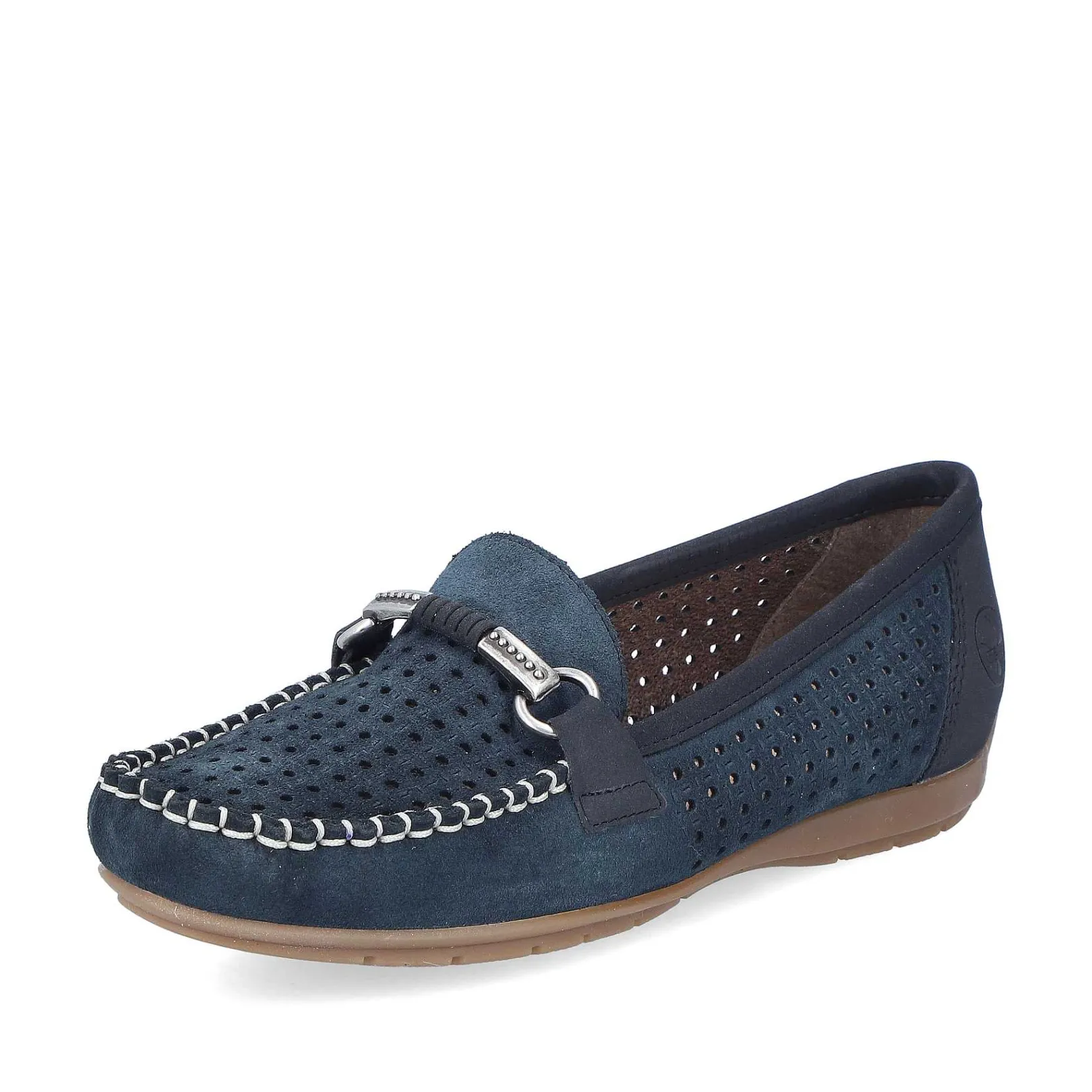 Online Women'S Loafers Slate Blue Ladies Loafers & Ballerinas