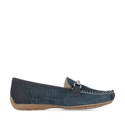 Online Women'S Loafers Slate Blue Ladies Loafers & Ballerinas