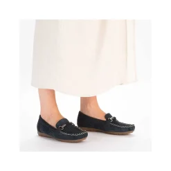 Online Women'S Loafers Slate Blue Ladies Loafers & Ballerinas
