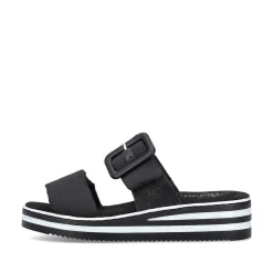 Outlet Women'S Mules Asphalt Black Ladies Mules & Slippers