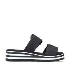 Outlet Women'S Mules Asphalt Black Ladies Mules & Slippers