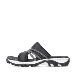 Women'S Mules Asphalt Black Ladies Mules & Slippers