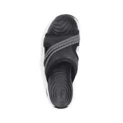Women'S Mules Asphalt Black Ladies Mules & Slippers