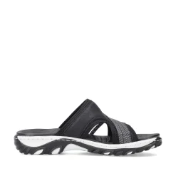 Women'S Mules Asphalt Black Ladies Mules & Slippers