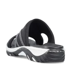 Women'S Mules Asphalt Black Ladies Mules & Slippers