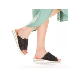Women'S Mules Asphalt Black Ladies Mules & Slippers