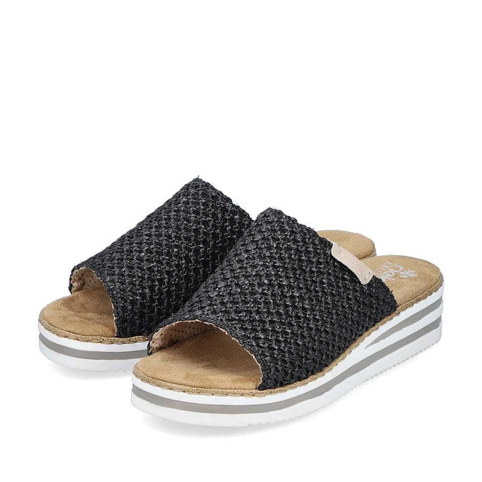 Women'S Mules Asphalt Black Ladies Mules & Slippers