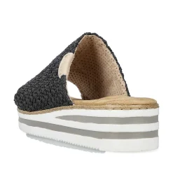 Women'S Mules Asphalt Black Ladies Mules & Slippers