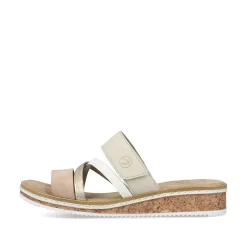 Hot Women'S Mules Beige-Metallic-Rose Men'S Summer Shoes