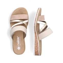 Hot Women'S Mules Beige-Metallic-Rose Men'S Summer Shoes