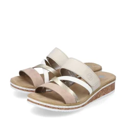 Hot Women'S Mules Beige-Metallic-Rose Men'S Summer Shoes