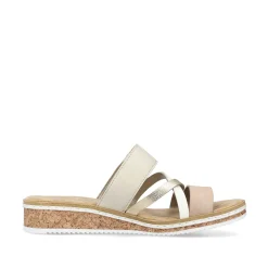 Hot Women'S Mules Beige-Metallic-Rose Men'S Summer Shoes